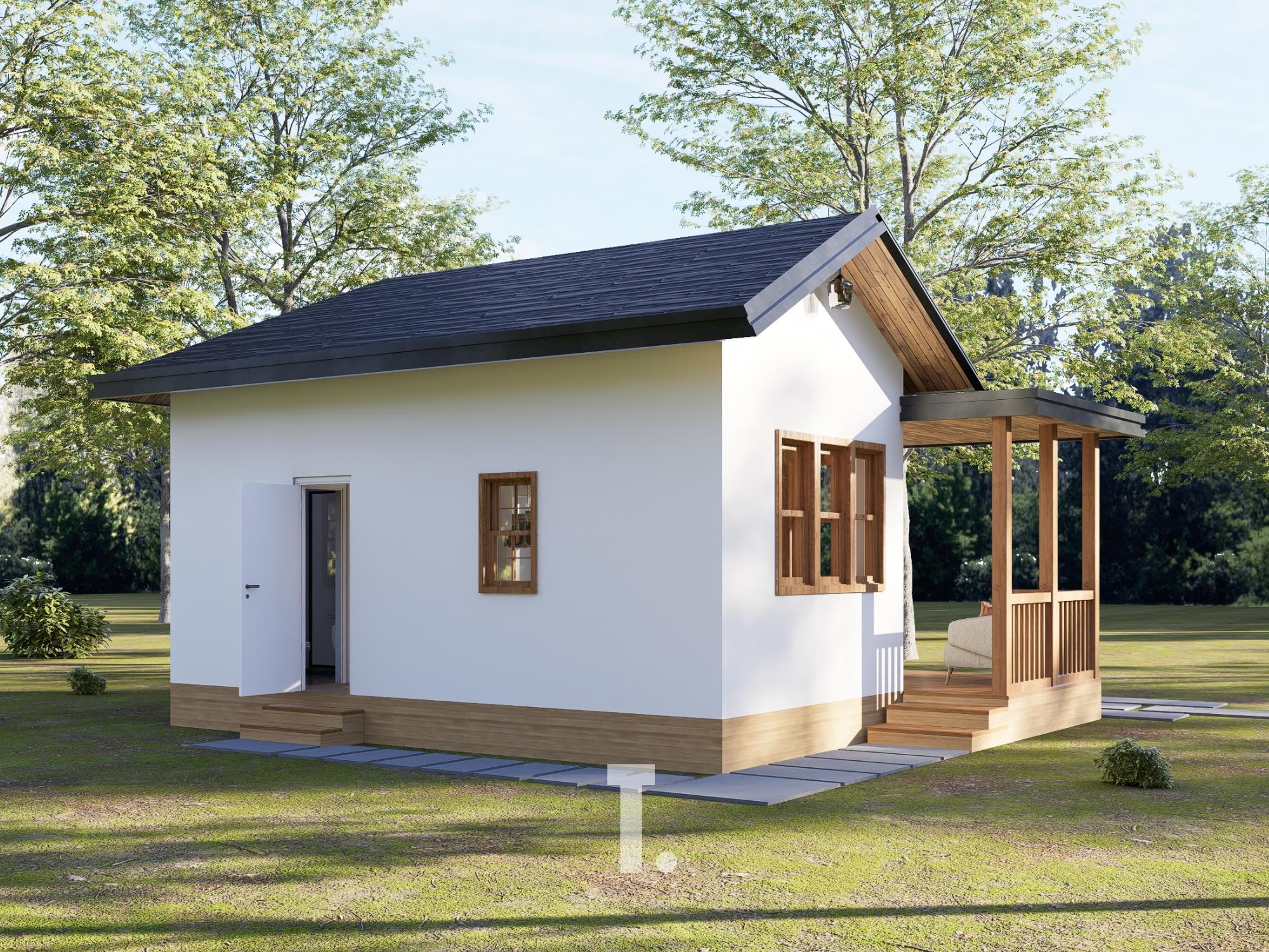 22x24 Tiny Home Plan | Tiny House Floor Plans | DIY Tiny Home Framing ...