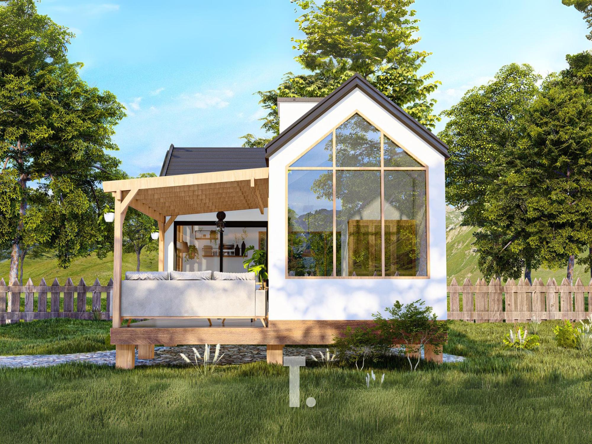 Plans de petites maisons modernes 20 x 30 cm | Plans de petite maison ...