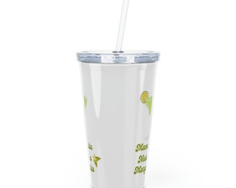 Mamacita Needs A Margarita Plastic Tumbler with Straw