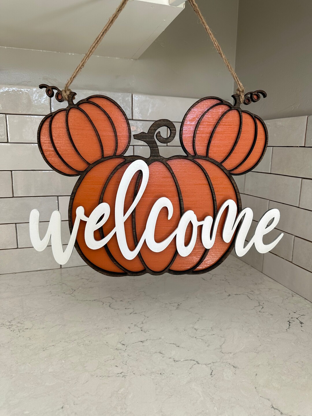 Mickey Pumpkin Sign Mickey Door Hanger Mickey Pumpkin Sign