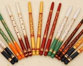 300 Pairs Decorated Dandiya Sticks for Navratri and Garba Dance ,Garba night, dandiya for Navratri, festival Décor