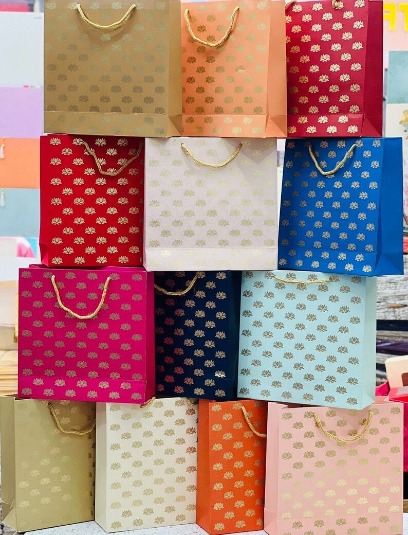 Wholesale Handbags for Return Gifts, Lehriya With Gota Traditional