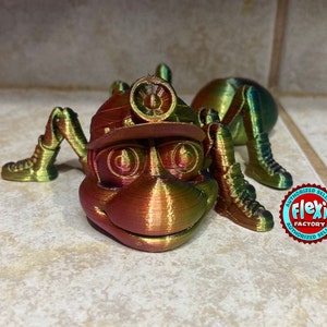 3D Printed Authorized Flexi Factory PLA Silky Articulated Coal Miner Ant