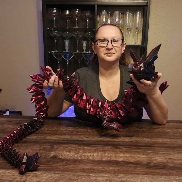 Huge Printed Dragons Etsy