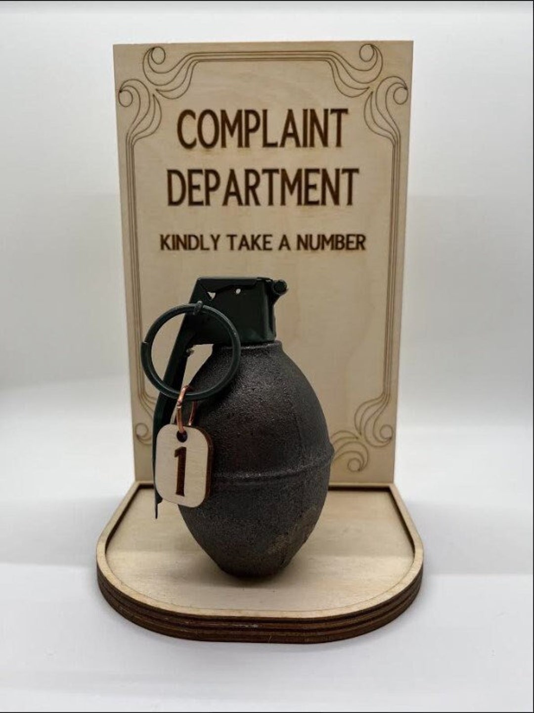 Complaint Department Desk Sign SVG ONLY LASERCUT Etsy