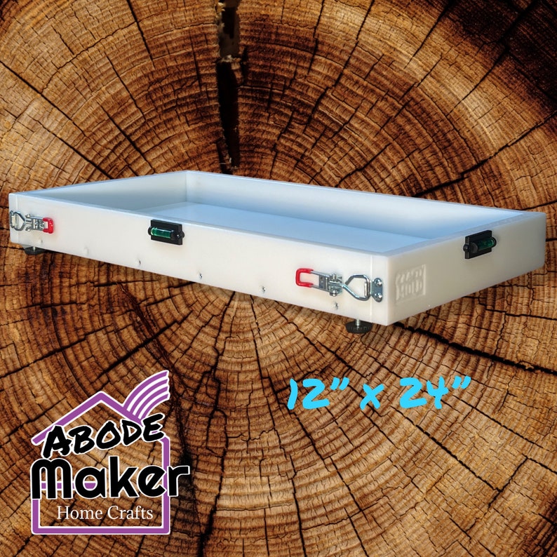 Custom Size 12X24 Mold, Resin Epoxy Molds forms, Reusable Epoxy Resin