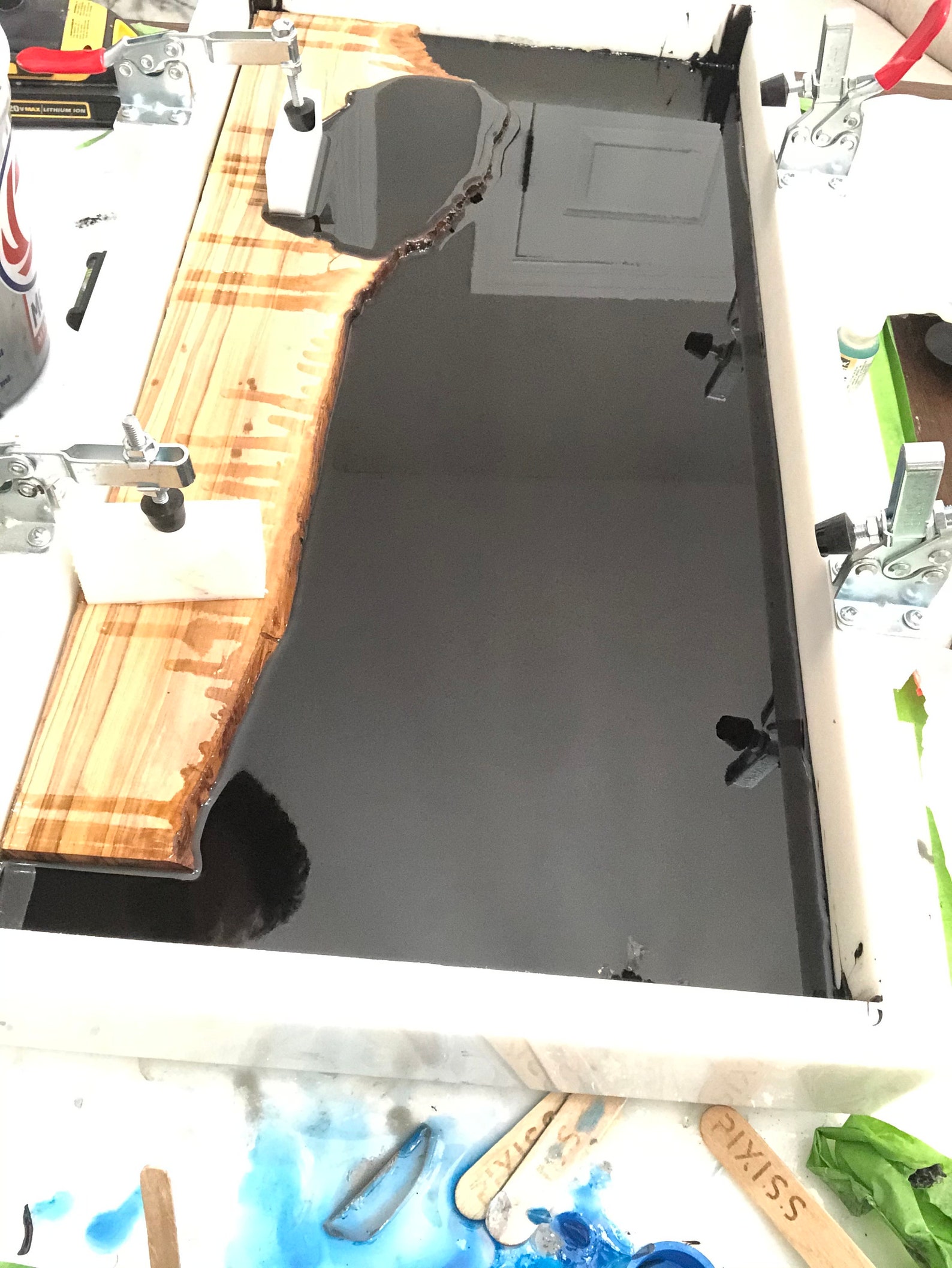 Custom Sizes-12”x8” Resin Epoxy Molds -forms, Reusable Epoxy Resin HDPE ...