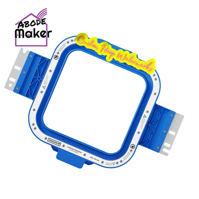 Text Hoops Magnetic Hoop Watermark, Custom Logo Nameplate, Apparel Media Pictures ...