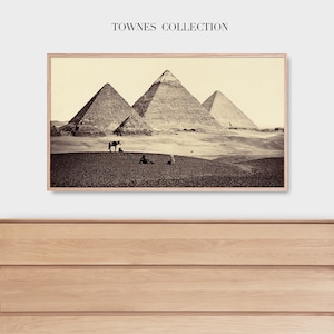 The Pyramids of El Geezeh | Samsung Frame TV Art | Rare Art DIGITAL Painting