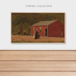 School Time | Samsung Frame TV Art | Rare Art DIGITAL Painting