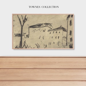 Street Corner in Dresden | Samsung Frame TV Art | Rare Art DIGITAL Painting