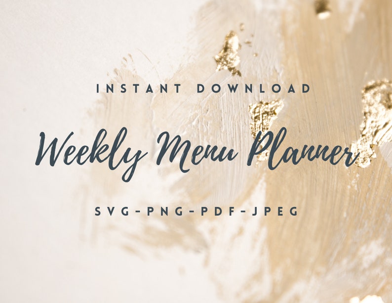 Menu SVG - Etsy