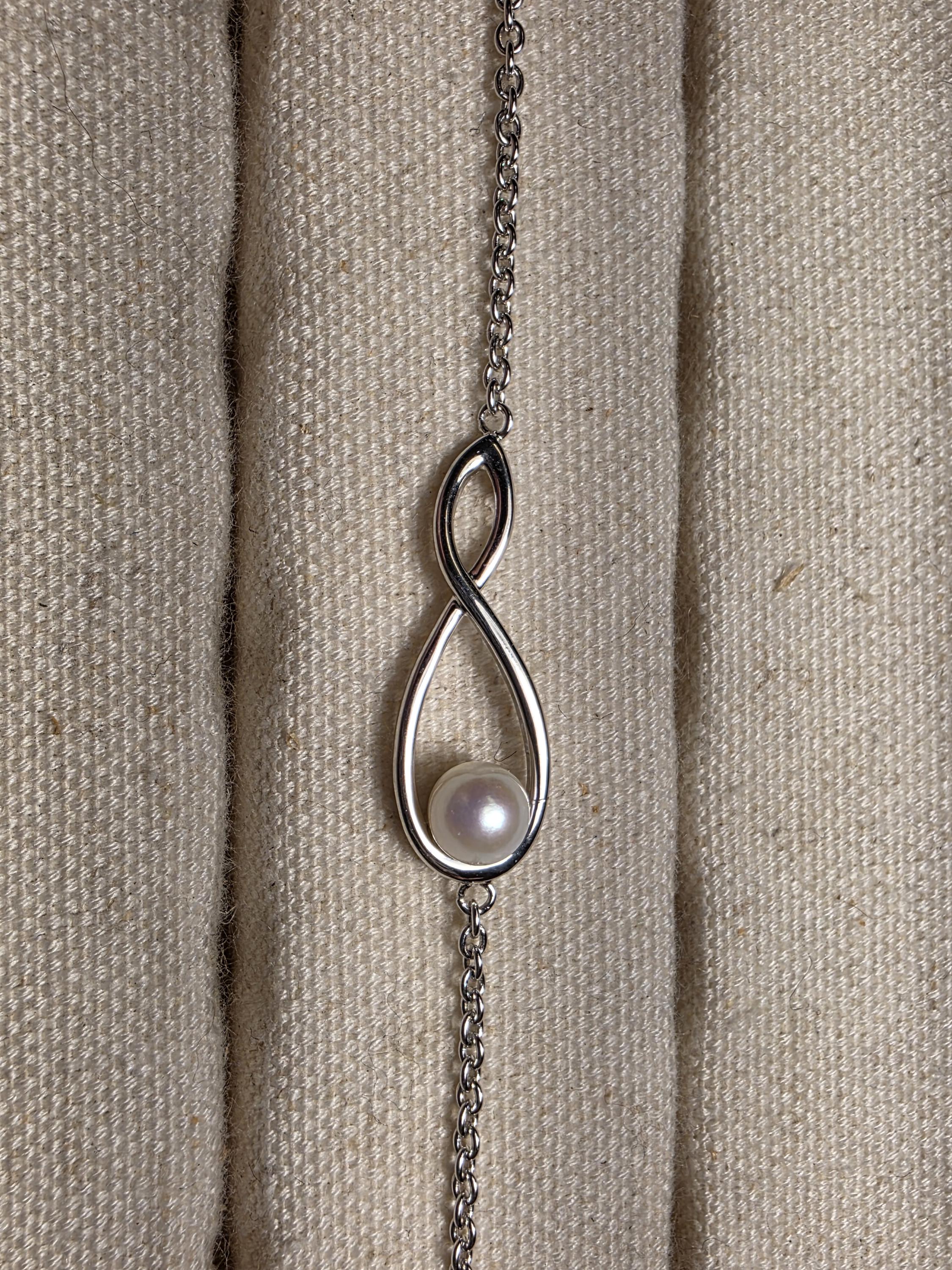 Pearl Infinity Infinity Pearl Bracelet - Etsy