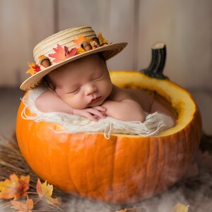 Pompoen houten achtergrond Babyachtergrond - pasgeboren digitale achtergrond/achtergrond, herfst, pompoen, Halloween-achtergronden, achtergrond Halloween-thema