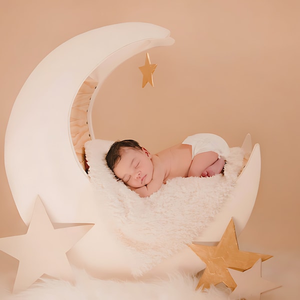 Moon Baby hammock backdrop digital print photography background baby