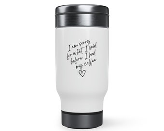 Everything Tastes Better With Our Hair In It - Dog Personalized Custom 14oz Stainless Steel Tumbler With Handle - Christmas Gift For Pet Owners, Pet Lovers main image 0