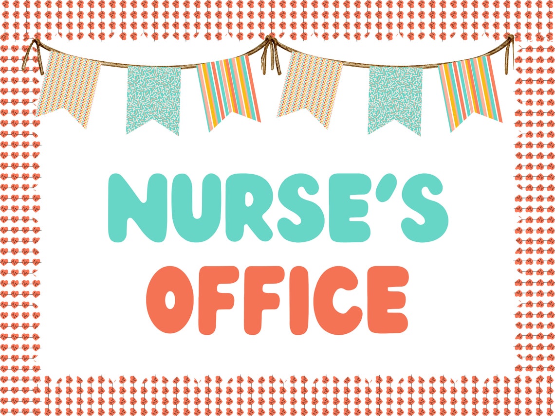 PRINTABLE Nurse Bulletin Board Borders Bulletin Borders W/ Circle