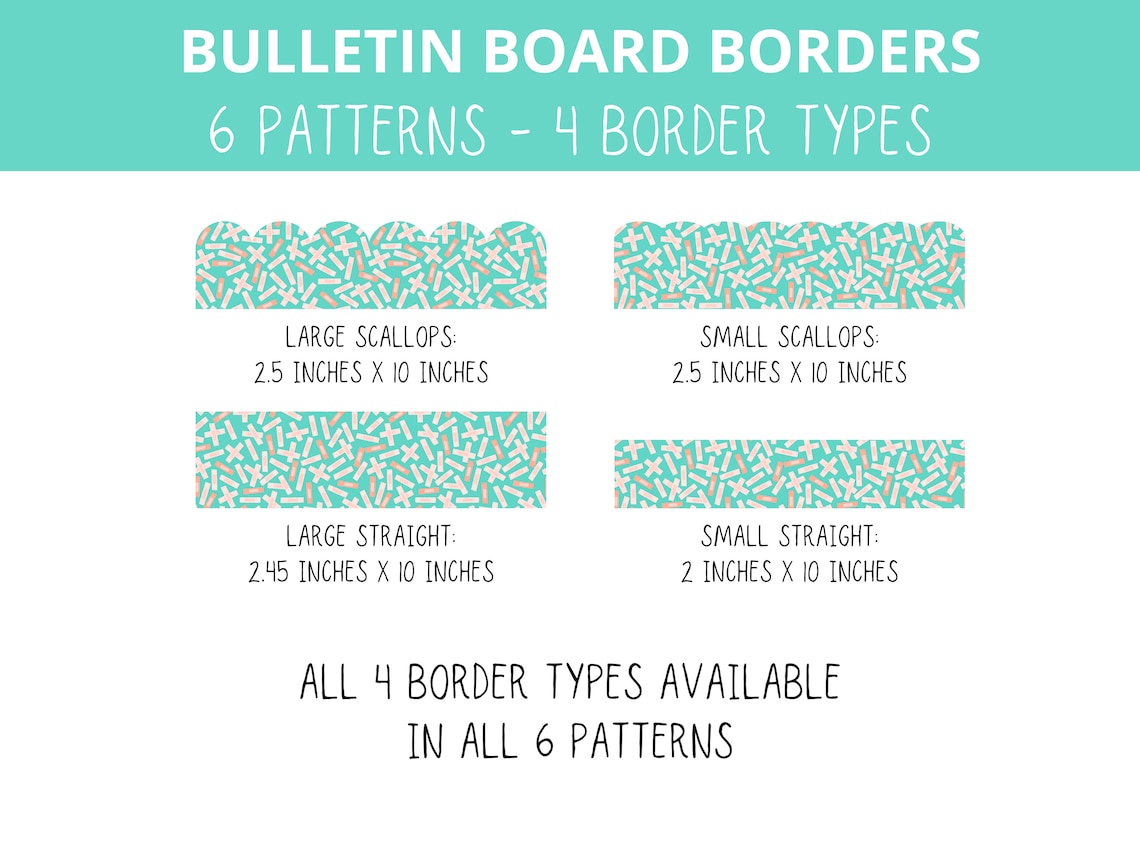 PRINTABLE Nurse Bulletin Board Borders Bulletin Borders W/ Circle