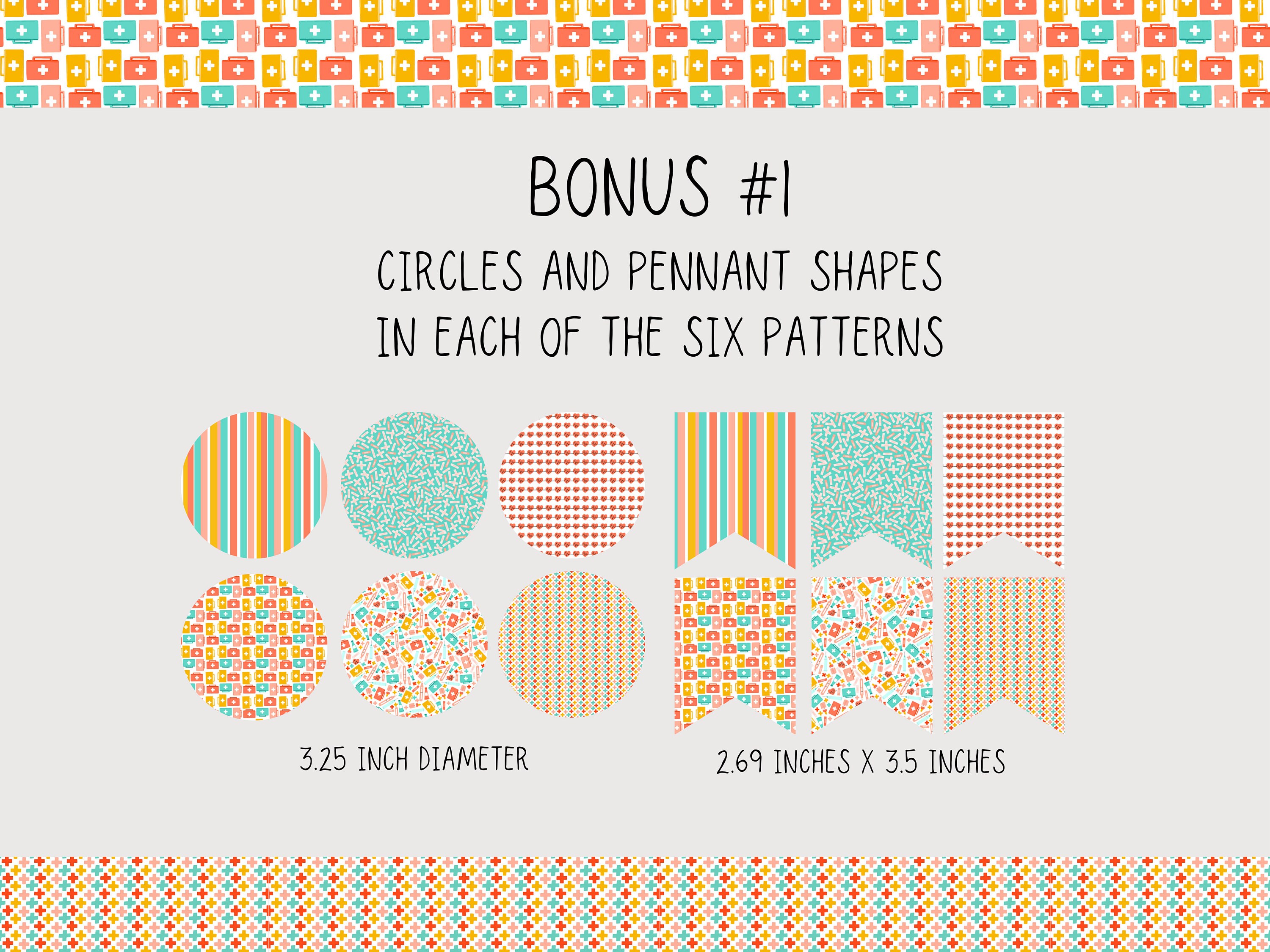 PRINTABLE Nurse Bulletin Board Borders Bulletin Borders W/ Circle