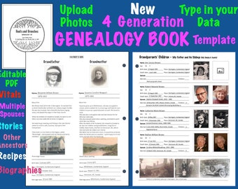 Genealogy Book Template