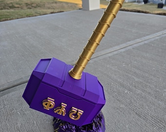 Omega Psi Phi Thor Hammer | Greek Gift | Fraternity Display Piece | Greek Life Decor | Custom