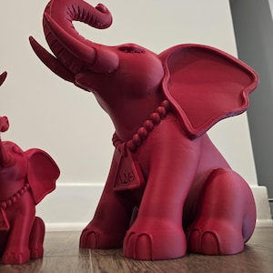 Small Delta Sigma Theta Elephant Statue 5.5 x 3 x 5.5 inches image 10