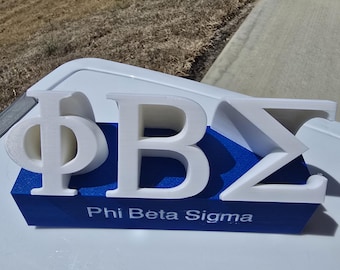Phi Beta Sigma Executive Desk Display | Phi Beta Sigma Decor | Sigma Desk Display