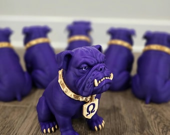 Omega Psi Phi Bulldog Collectible Statue