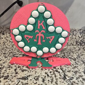 AKA Sorority Ivy Leaf Display Stand