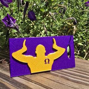 Omega Psi Phi Luggage Tag – Greek Fraternity Gift