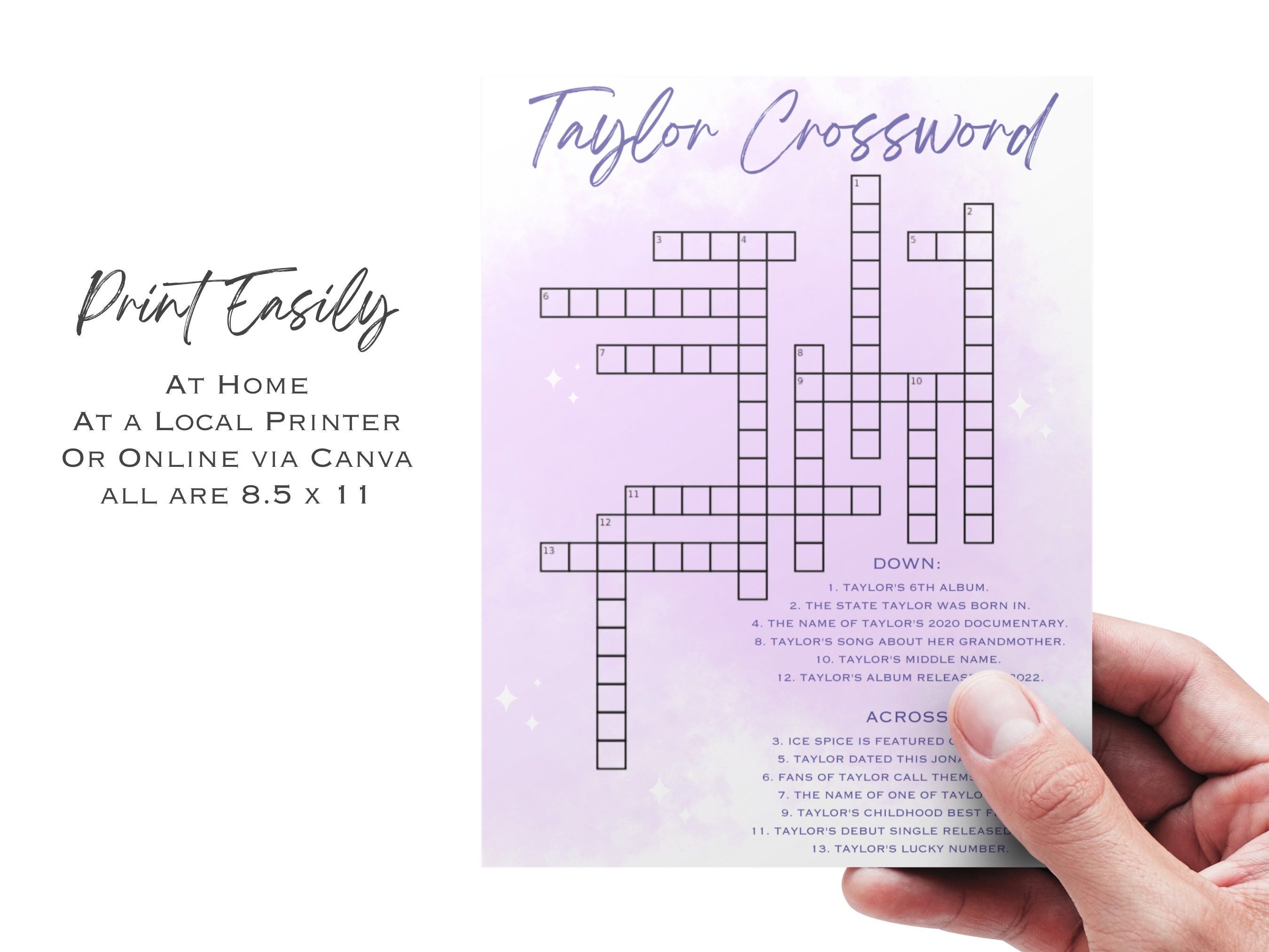 Let The Games Begin | Activities for Swifties for Road Trips, Sleepovers,  Travel and Parties: Inspired by Taylor Swift | Trivia Sudoku Hangman Word