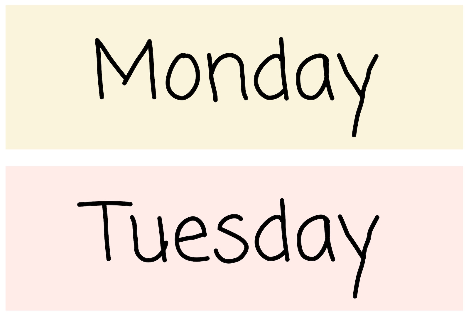 days-of-the-week-for-classroom-calendar-days-of-the-week-display-etsy