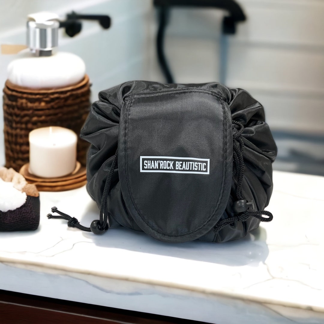SHAN'ROCK BEAUTISTIC Drawstring Makeup Bag/ Toiletry & Cosmetic Bag
