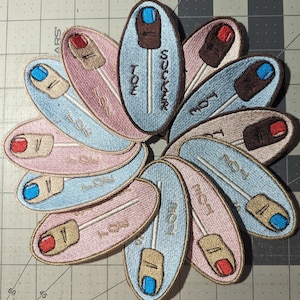 Toe Sucker Embroidered Patch