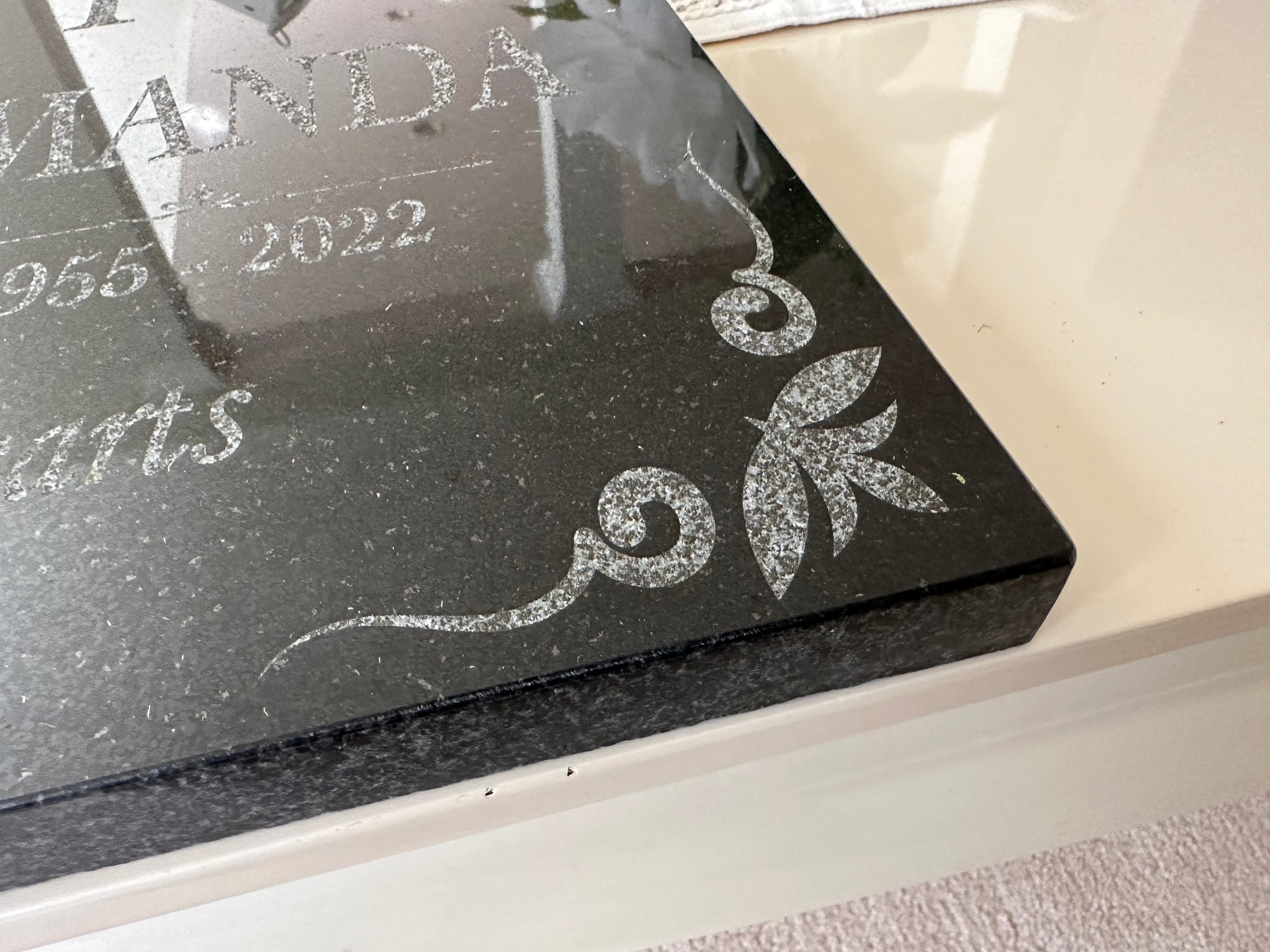 Custom Mom and Dad Memorial Stone, Personalized in Loving Memory ...