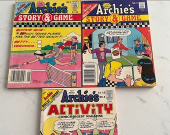 Vintage 1980s/90s Archie Story and Game and Activity Comic Digests - You Choose!