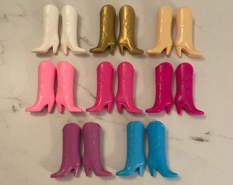Vintage Barbie Cowgirl Western Boots - Pick A Pair!