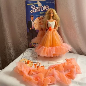 Peaches and cream barbie 1984 value shop