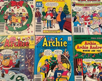 Vintage 1980s Archie Comic Digests - Christmas Special Editions - You Choose!
