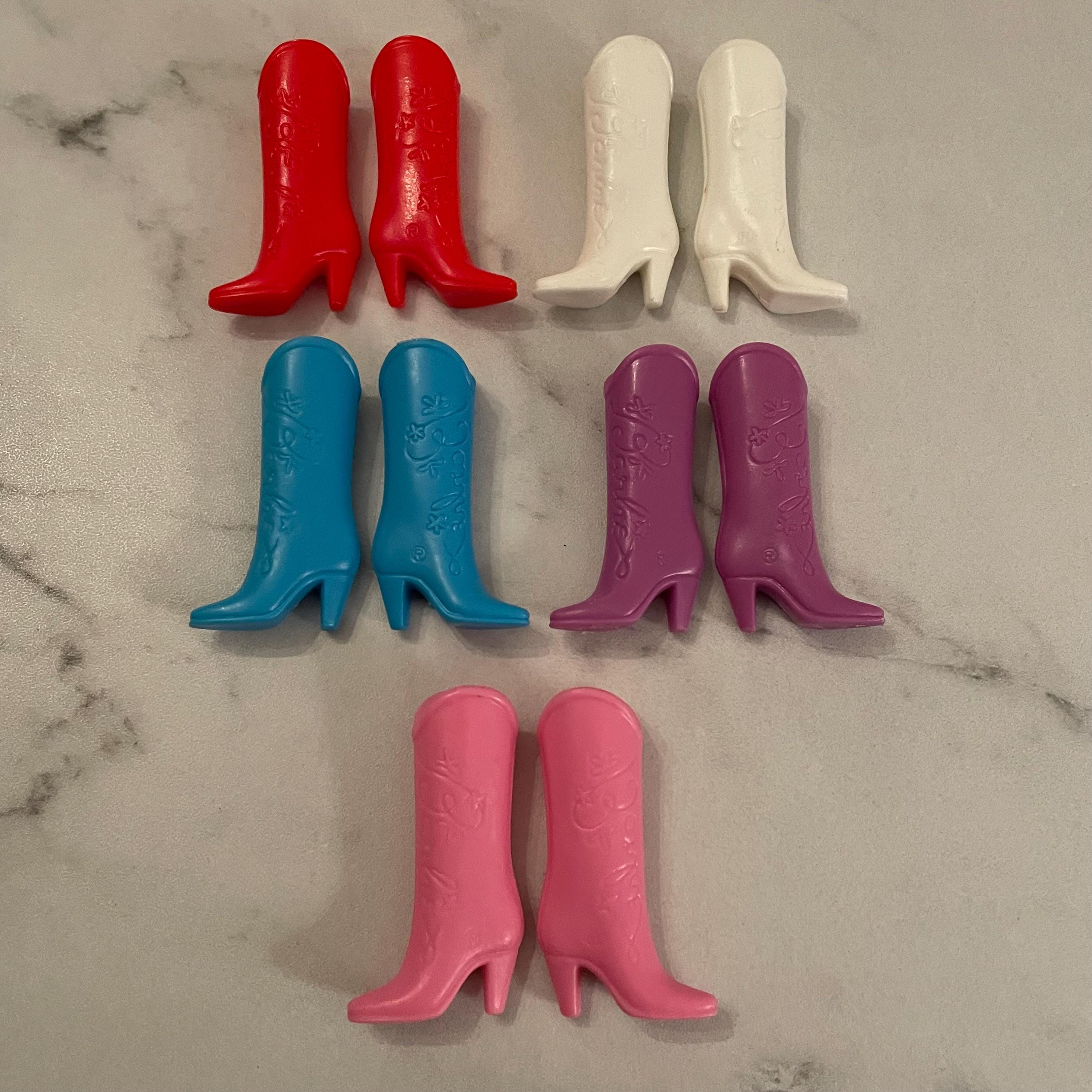 Infant and Childrens “Baby Barbie” Pink Sparkle Cowgirl  Cowgirl boots size 7 in barbie pink display picture 1