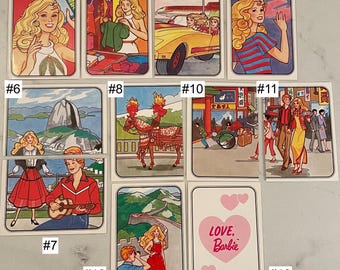 Vintage Barbie Stickers for Panini Barbie Sticker Album 1983