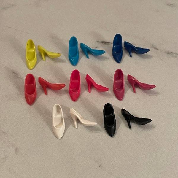 Vintage Superstar Era Barbie Skinny Heel Pumps - Pick A Pair!