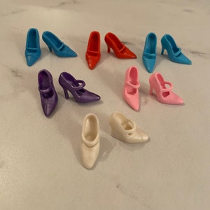 Vintage Barbie Model Muse Shoes - Pointed Toe High Heels - Pick a Pair!