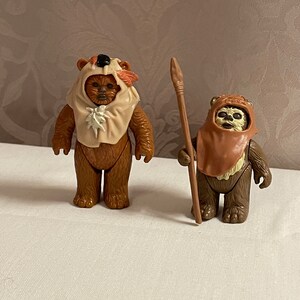 Vintage Kenner Star Wars Ewok Action Figures 1984 - Taiwan - You