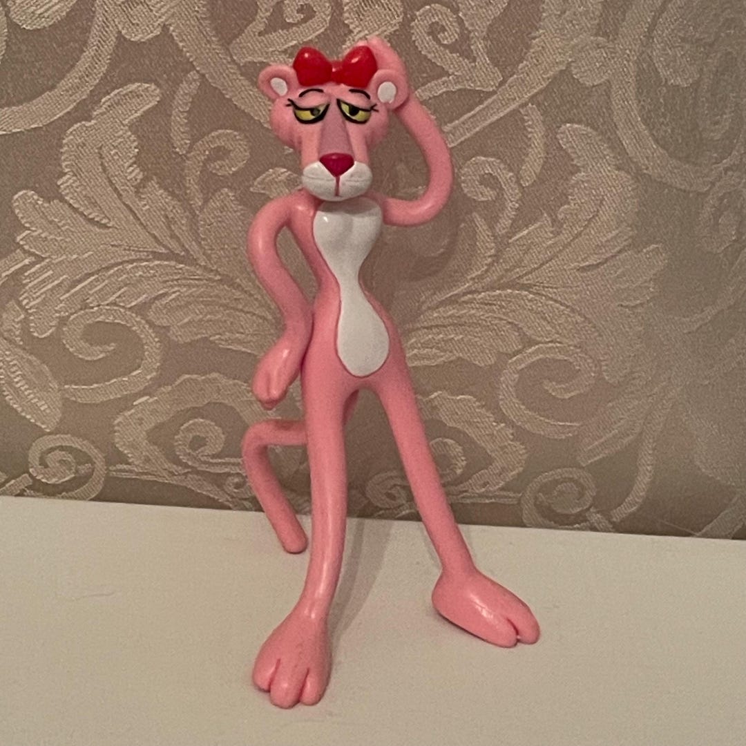 Vintage Female Pink Panther Posable PVC Figure - United Artists - 1990s ...