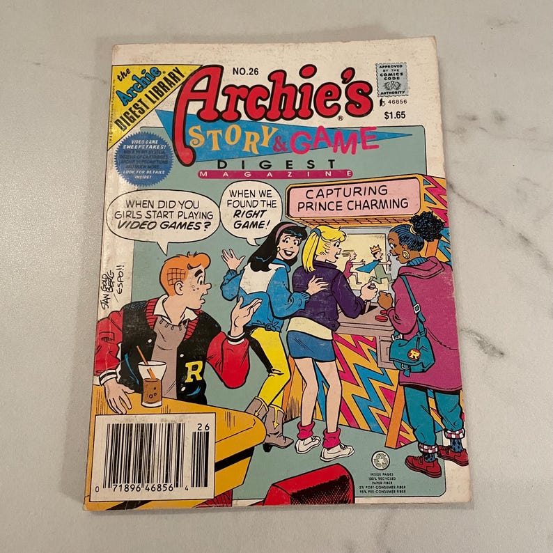 Vintage 1980s/90s Archie Story and Game and Activity Comic Digests ...