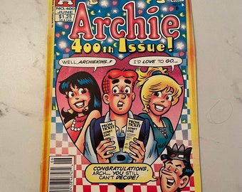 Vintage 1992 Archie Comic - Archie The Eternal Love Triangle! - 400th Issue