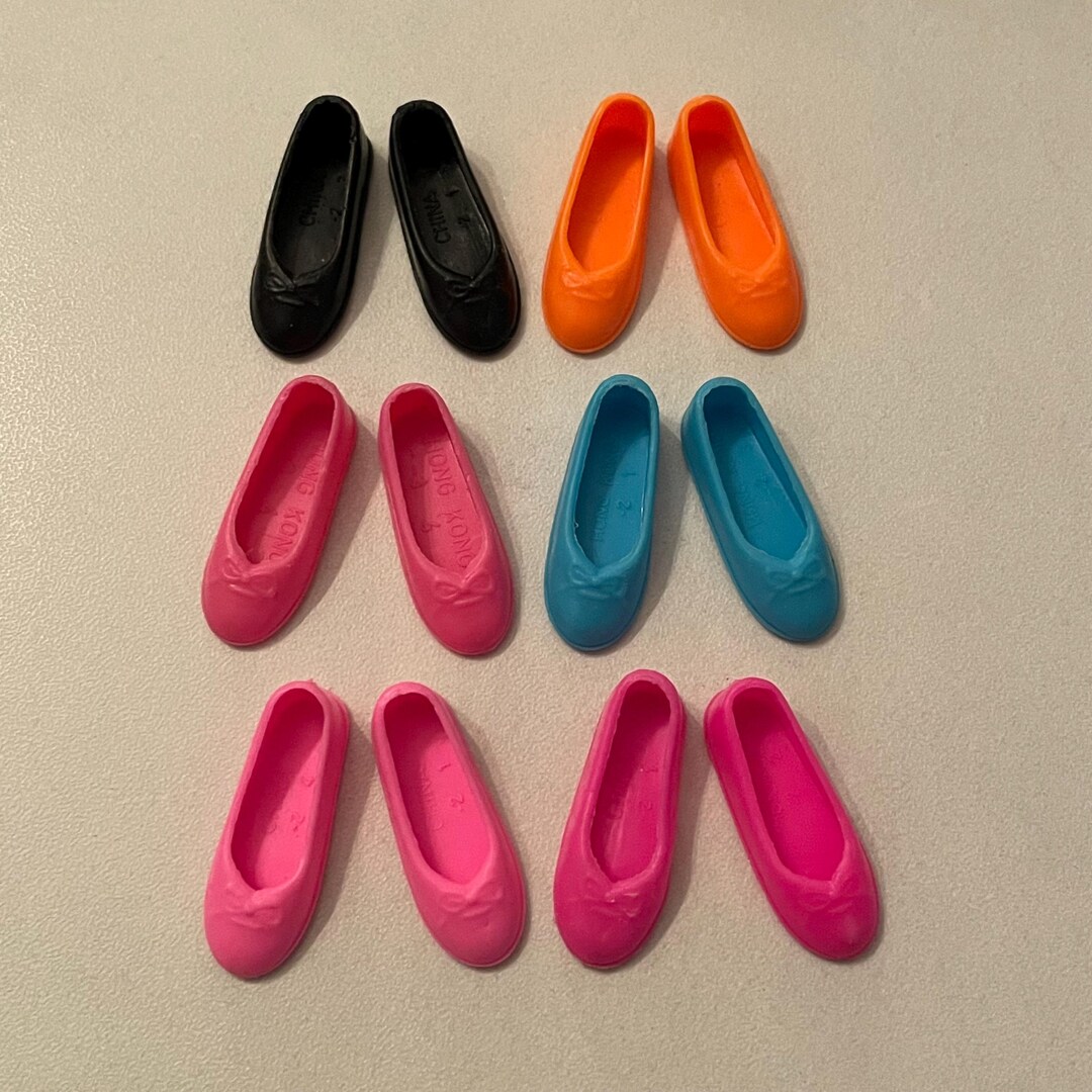 Vintage Barbie Skipper Shoes With Bow Detail Pick A Pair Etsy Canada