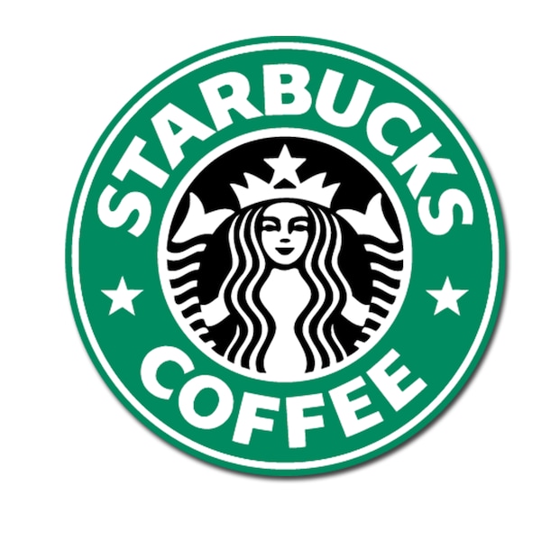 Starbucks Logo Sticker | Green Starbucks vinyl Decal