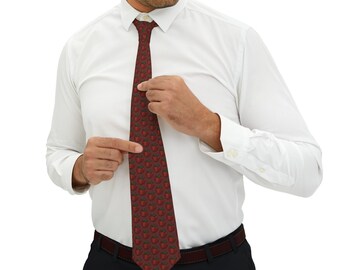 Necktie "Strawberry Garnet"